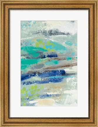 Framed River Whirlpool v2 III Print
