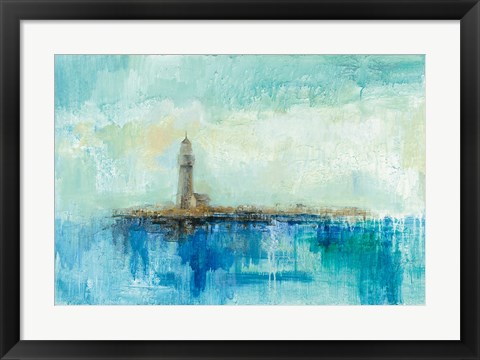 Framed Lighthouse Morning Print
