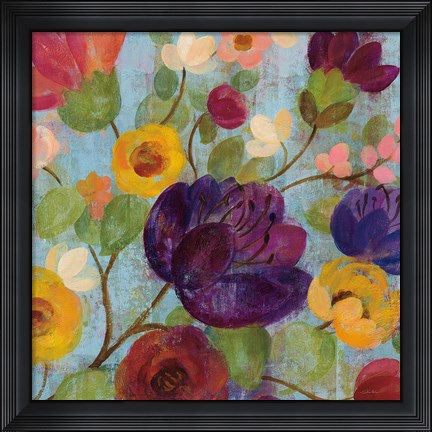 Framed Morning Floral Crop Print