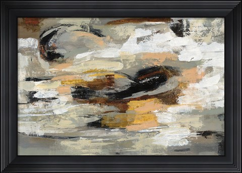 Framed Neutral Abstract Print