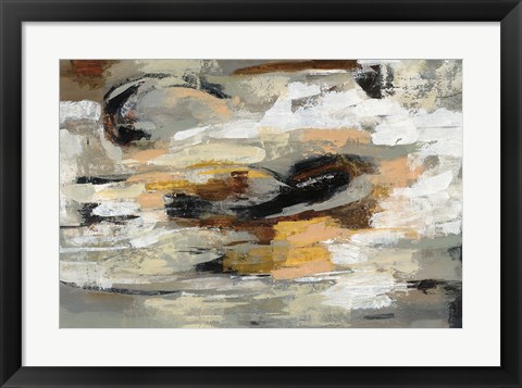 Framed Neutral Abstract Print