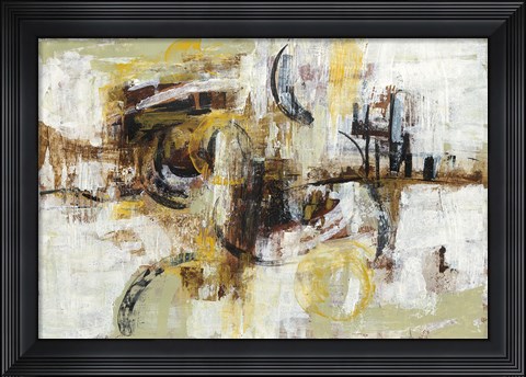 Framed Graffiti Wall III Print