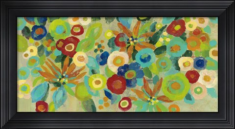 Framed Flower Market I Print