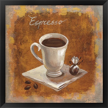 Framed Coffee Time IV Print