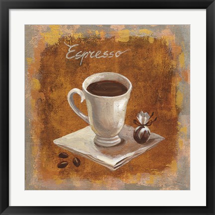 Framed Coffee Time IV Print