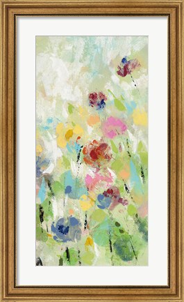 Framed Springtime Meadow Flowers III Print