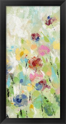 Framed Springtime Meadow Flowers III Print