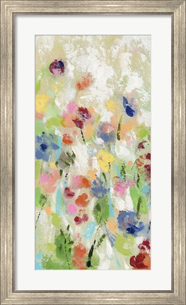 Framed Springtime Meadow Flowers II Print