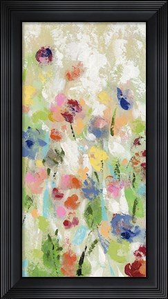 Framed Springtime Meadow Flowers II Print