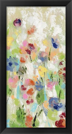 Framed Springtime Meadow Flowers II Print