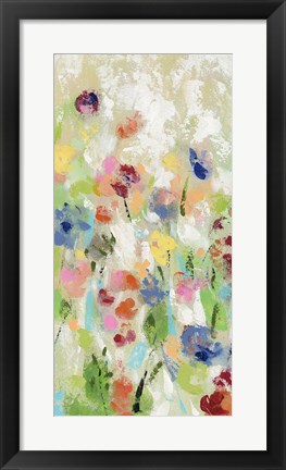 Framed Springtime Meadow Flowers II Print