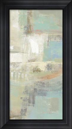 Framed Shades of Celedon III Print