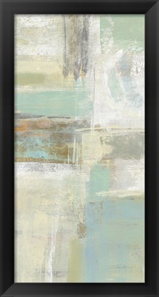 Framed Shades of Celedon II Print