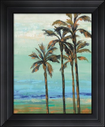 Framed Copper Palms I Print