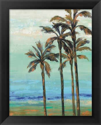 Framed Copper Palms I Print