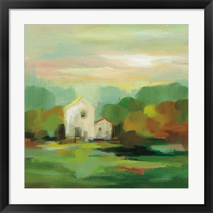 Framed October Farm I v2 Print