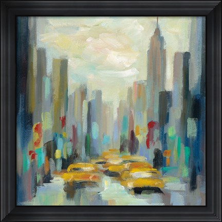 Framed Manhattan Sketches II Print