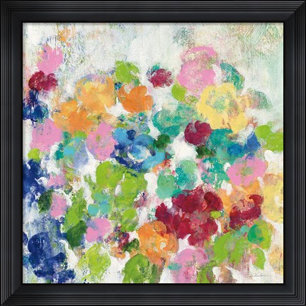 Framed Hydrangea Bouquet III Print