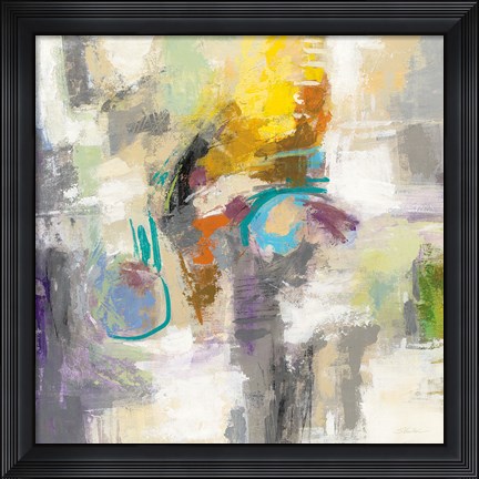 Framed Chalk on Asphalt Print