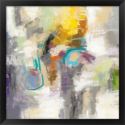 Framed Chalk on Asphalt Print