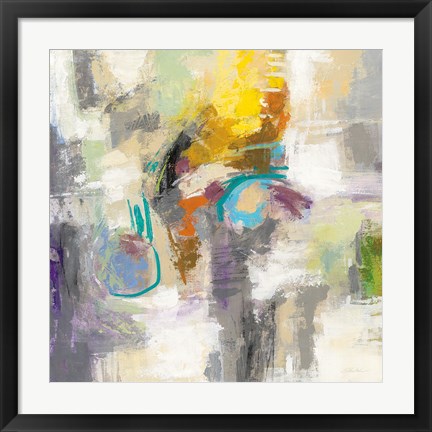 Framed Chalk on Asphalt Print
