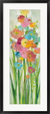 Framed Long Stem Bouquet I Print