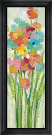 Framed Long Stem Bouquet II Print