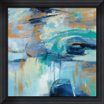 Framed Sapphire Ring Print