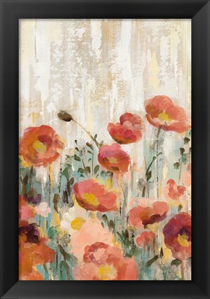 Framed Sprinkled Flowers III Spice Print