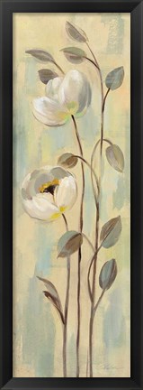 Framed Neutral Anemone Branches II Print