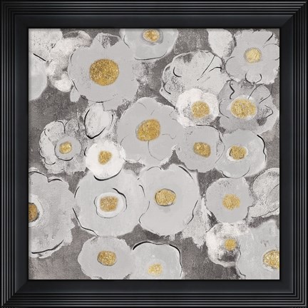 Framed Bohemian Bouquet II Warm Print