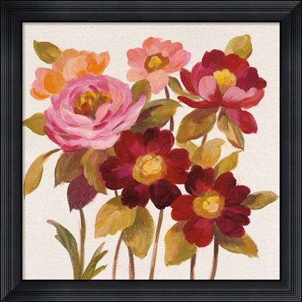 Framed English Garden IV Print