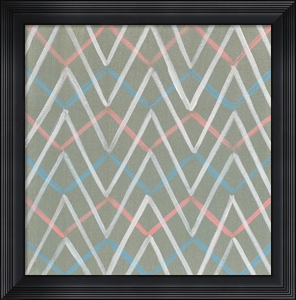 Framed Parisian Floral Element II Print
