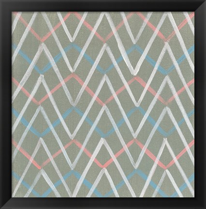 Framed Parisian Floral Element II Print