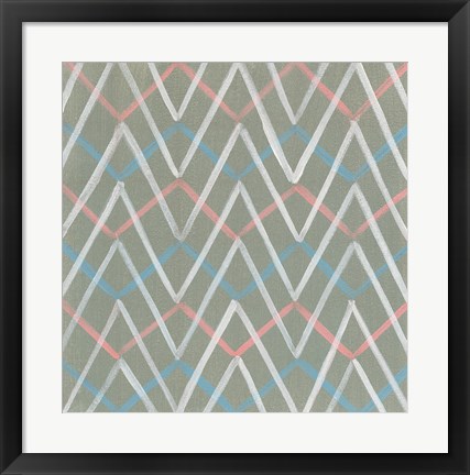 Framed Parisian Floral Element II Print