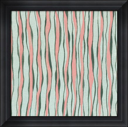 Framed Parisian Floral Element I Print