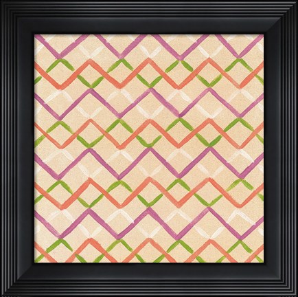Framed Velvety Florals Element V Print