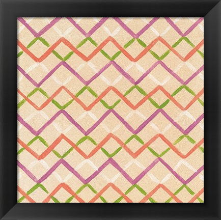 Framed Velvety Florals Element V Print