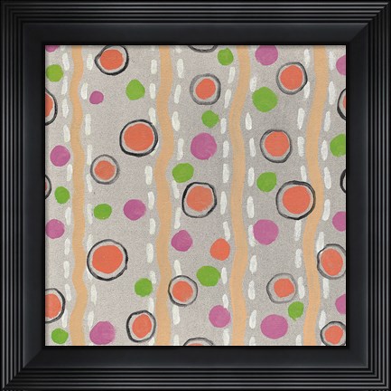Framed Velvety Florals Element IV Print