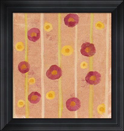 Framed Breezy Floral Element 2 Print