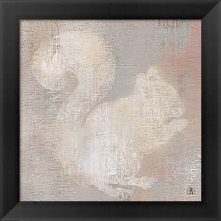 Framed Lodge Fauna I Print