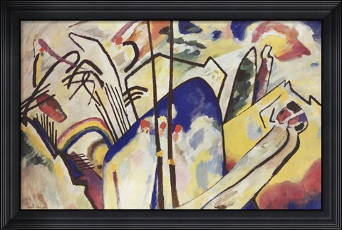 Framed Komposition 4 ,1939 Print