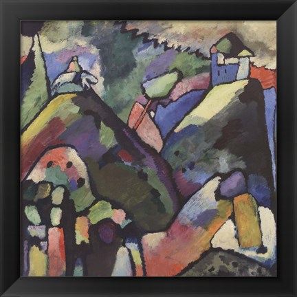 Framed Improvisation 9, 1910 Print