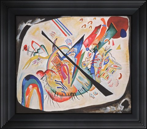 Framed White Oval, 1919 Print