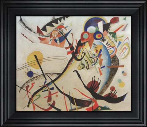 Framed Blue Segment, 1921 Print