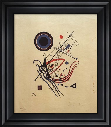 Framed Blue, 1922 Print