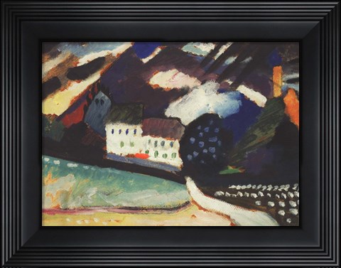 Framed Murnau, Schloss und Kirche II. Ca. 1909 Print
