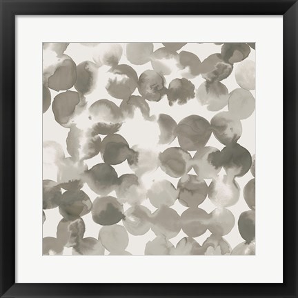 Framed Neutral Circles Print