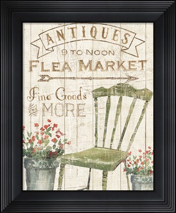 Framed Flea Market Print