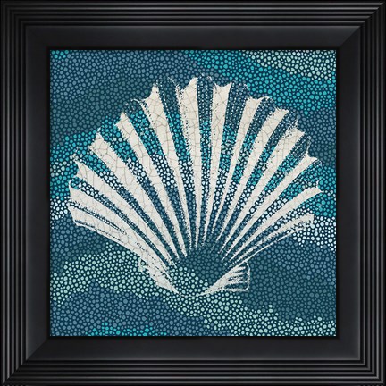 Framed Sea Glass I Print
